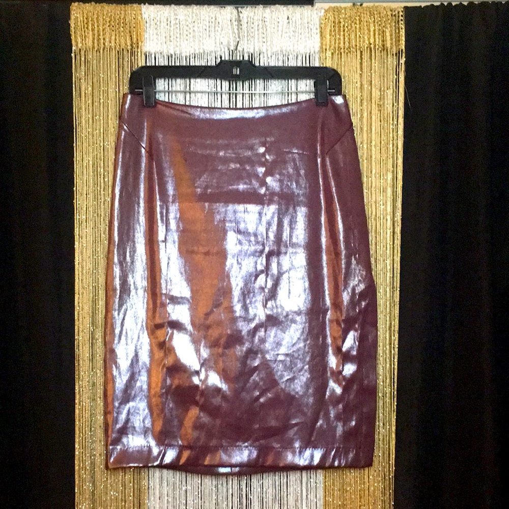 3 for $25 Vintage Metallic Pencil Skirt